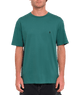 The Volcom Mens Stone Blanks T-Shirt in Sea Green