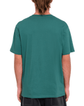 The Volcom Mens Stone Blanks T-Shirt in Sea Green