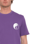 The Volcom Mens Counterbalance T-Shirt in Deep Purple