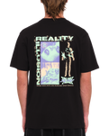 The Volcom Mens Realusion T-Shirt in Black