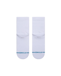 Icon Quarter Socks in White