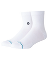 Womens Icon Quarter Socks in White