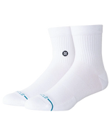 Womens Icon Quarter Socks in White