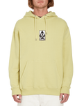 The Volcom Mens Terry Stoned Hoodie in Lentil Green