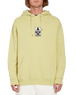 The Volcom Mens Terry Stoned Hoodie in Lentil Green