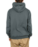 The Volcom Mens Iconic Stone Hoodie in Dark Slate