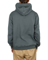 The Volcom Mens Iconic Stone Hoodie in Dark Slate