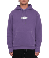 The Volcom Mens Workard Hoodie in Deep Purple