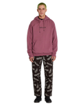 The Volcom Mens Gothstone Hoodie in Orchid