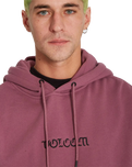 The Volcom Mens Gothstone Hoodie in Orchid