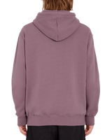 The Volcom Mens Stone Hoodie in Bordeaux Brown