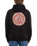 The Volcom Mens Volstoned Hoodie in Black