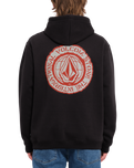 The Volcom Mens Volstoned Hoodie in Black