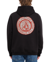 The Volcom Mens Volstoned Hoodie in Black