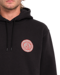 The Volcom Mens Volstoned Hoodie in Black