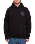 The Volcom Mens Watanite Hoodie in Black