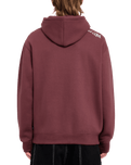 The Volcom Mens Watanite Pullover Hoodie in Merlot