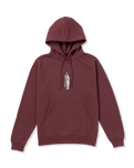 The Volcom Mens Watanite Pullover Hoodie in Merlot