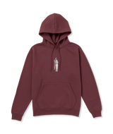 The Volcom Mens Watanite Pullover Hoodie in Merlot