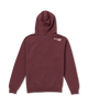 The Volcom Mens Watanite Pullover Hoodie in Merlot