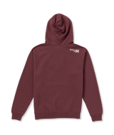 The Volcom Mens Watanite Pullover Hoodie in Merlot