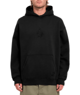 The Volcom Mens Iguchi Pullover Hoodie in Black