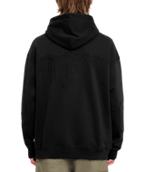 The Volcom Mens Iguchi Pullover Hoodie in Black