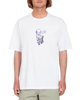 The Volcom Mens Slowfutur T-Shirt in White