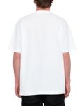 The Volcom Mens Arthur Longo 2 T-Shirt in White