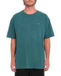 The Volcom Mens Pistol Stone T-Shirt in Evergreen