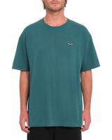 The Volcom Mens Pistol Stone T-Shirt in Evergreen