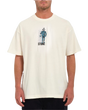 The Volcom Mens Flail T-Shirt in Dirty White