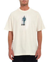 The Volcom Mens Flail T-Shirt in Dirty White