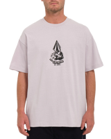 The Volcom Mens Colle Age T-Shirt in Iris Purple