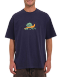 The Volcom Mens Balislow T-Shirt in Eclipse