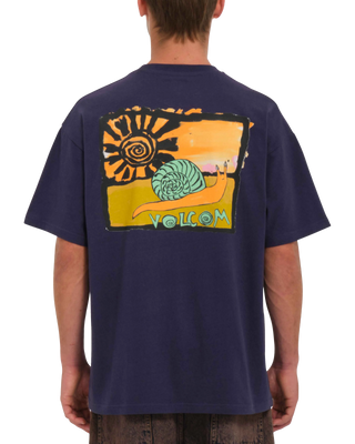 The Volcom Mens Balislow T-Shirt in Eclipse