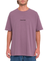 The Volcom Mens Volcom Stone T-Shirt in Vintage Violet