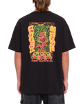 The Volcom Mens Mindoor T-Shirt in Black