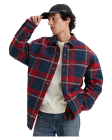 The Levi's® Mens Ingleside Shirt in Plaid Red