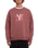 The Volcom Mens Egle Zvirblyte Sweatshirt in Rose Brown