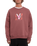 The Volcom Mens Egle Zvirblyte Sweatshirt in Rose Brown