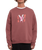 The Volcom Mens Egle Zvirblyte Sweatshirt in Rose Brown