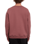 The Volcom Mens Egle Zvirblyte Sweatshirt in Rose Brown