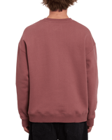 The Volcom Mens Egle Zvirblyte Sweatshirt in Rose Brown