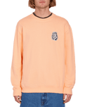 The Volcom Mens Guano Sweatshirt in Peach Bud