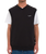 The Volcom Mens Sleeveless Sweatshirt in Black