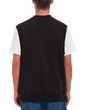 The Volcom Mens Sleeveless Sweatshirt in Black