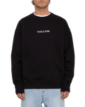 The Volcom Mens Stone Sweatshirt in Black