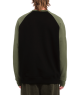 The Volcom Mens Homak Crew Sweatshirt in Black