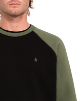 The Volcom Mens Homak Crew Sweatshirt in Black